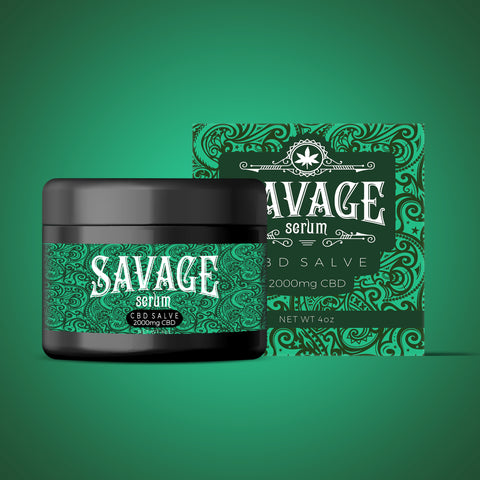 Savage Serum Mentholated 2000mg Salve Wholesale